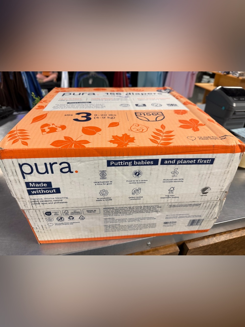 Pura Hypoallergenic Diapers, Size 3 (NEW) - Picture 6 of 9